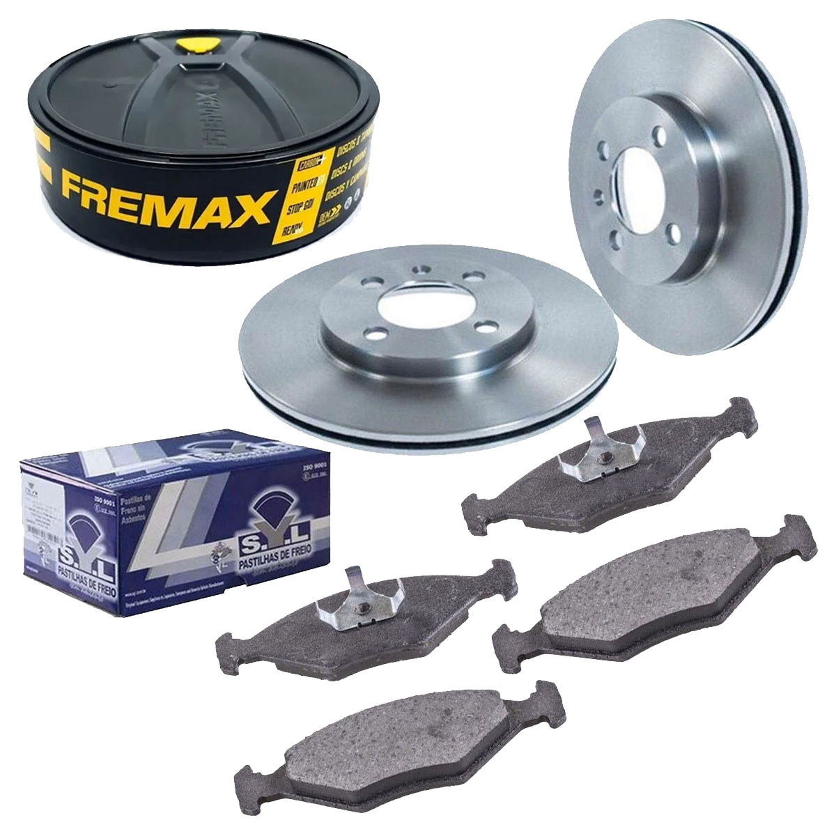 2 Discos Freio + Pastilhas Santana Versailles 1990 1991 1992