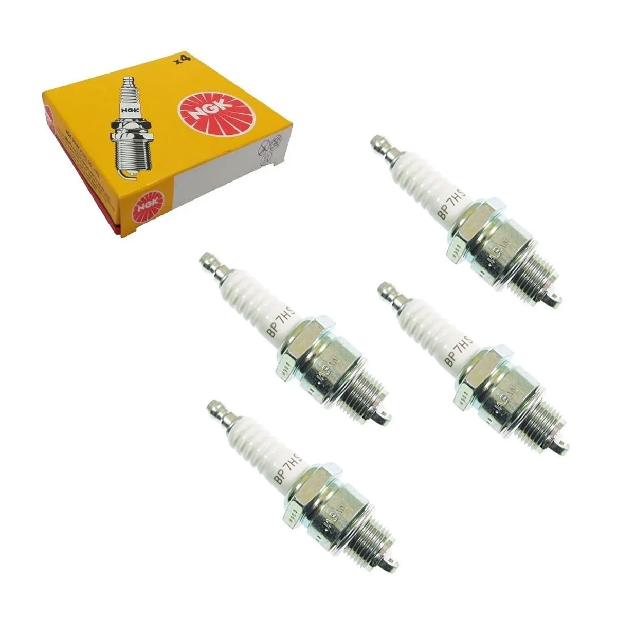 Jogo Vela Ignição Fusca Brasília Kombi Álcool Rosca Curta