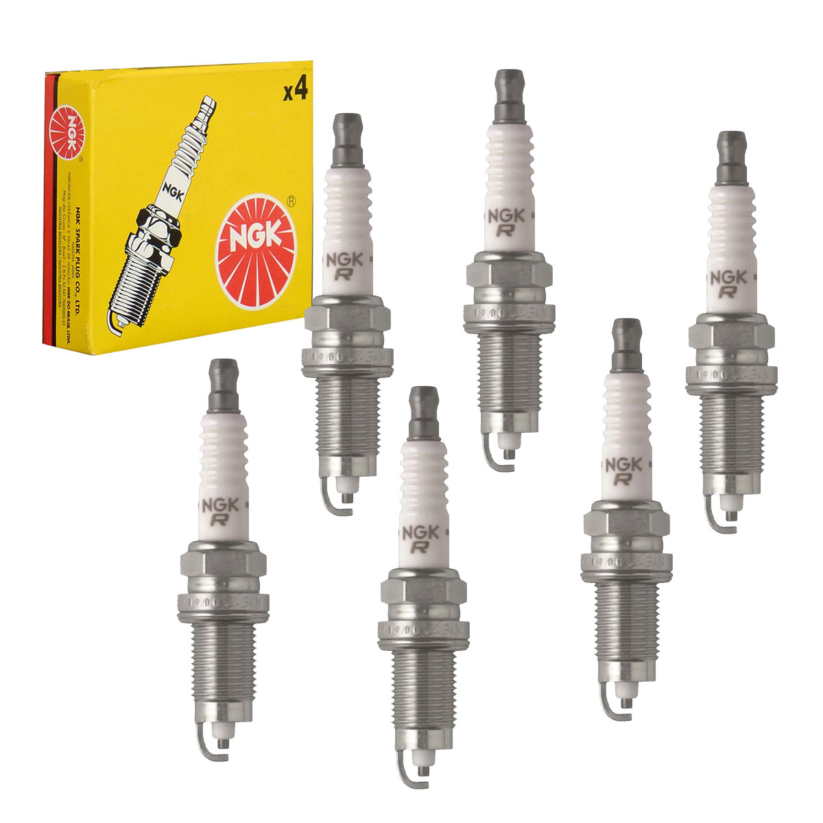 Jogo 6 Vela Ignição Ngk Caravan 3.3 V6 1995 1996 1997 1998