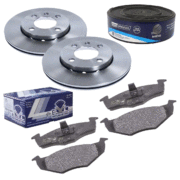 2 Discos Freio + Pastilha Polo 1.0 16v 2002 2003 2004 2005