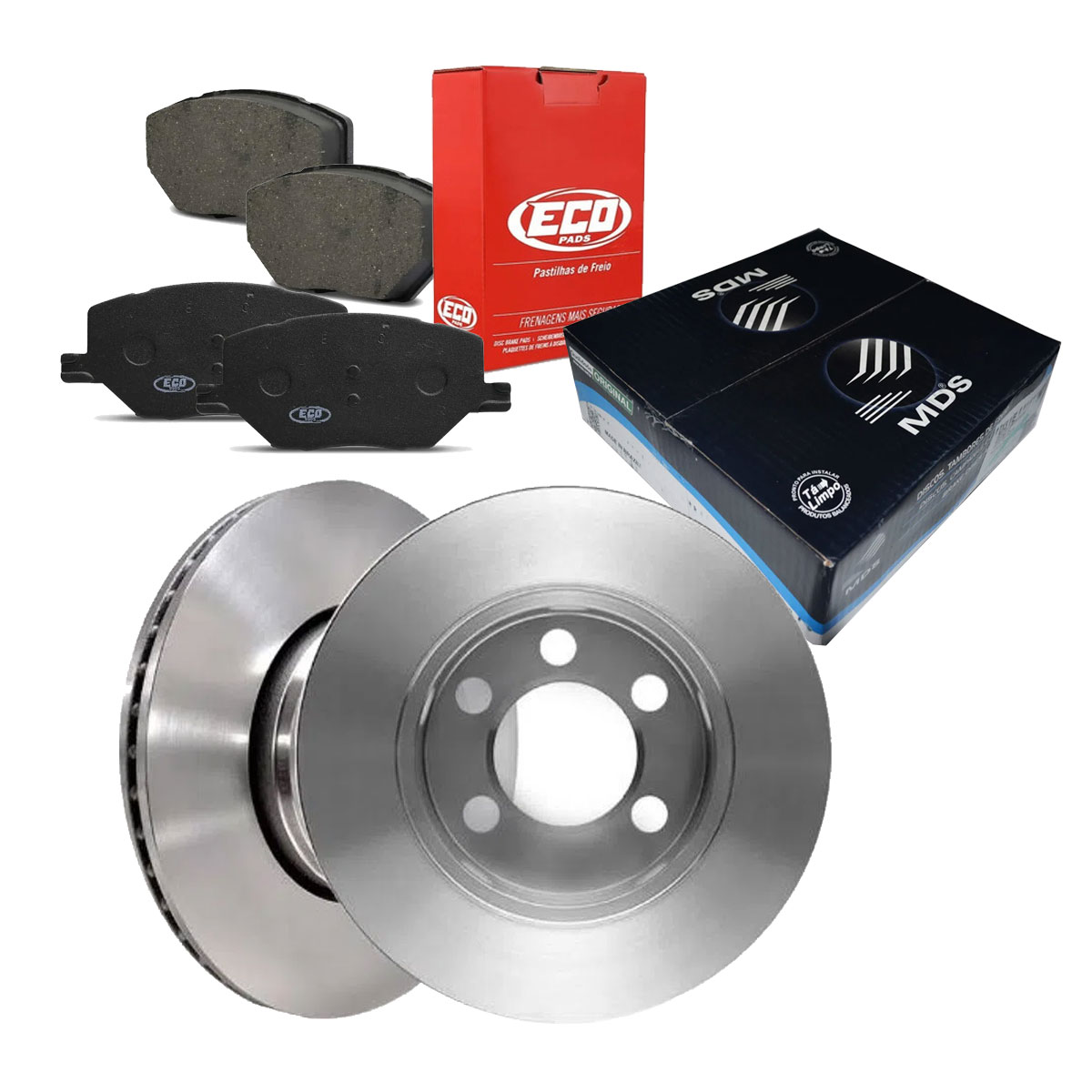 2 Disco Freio + 4 Pastilha Compass 2017 2018 2019 2020 2021