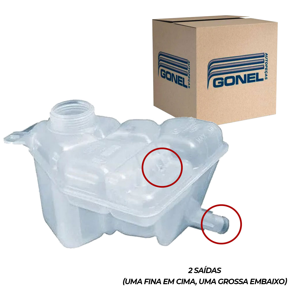 Reservatório Água Radiador Fiesta 2003 2004 2005 2006 2007