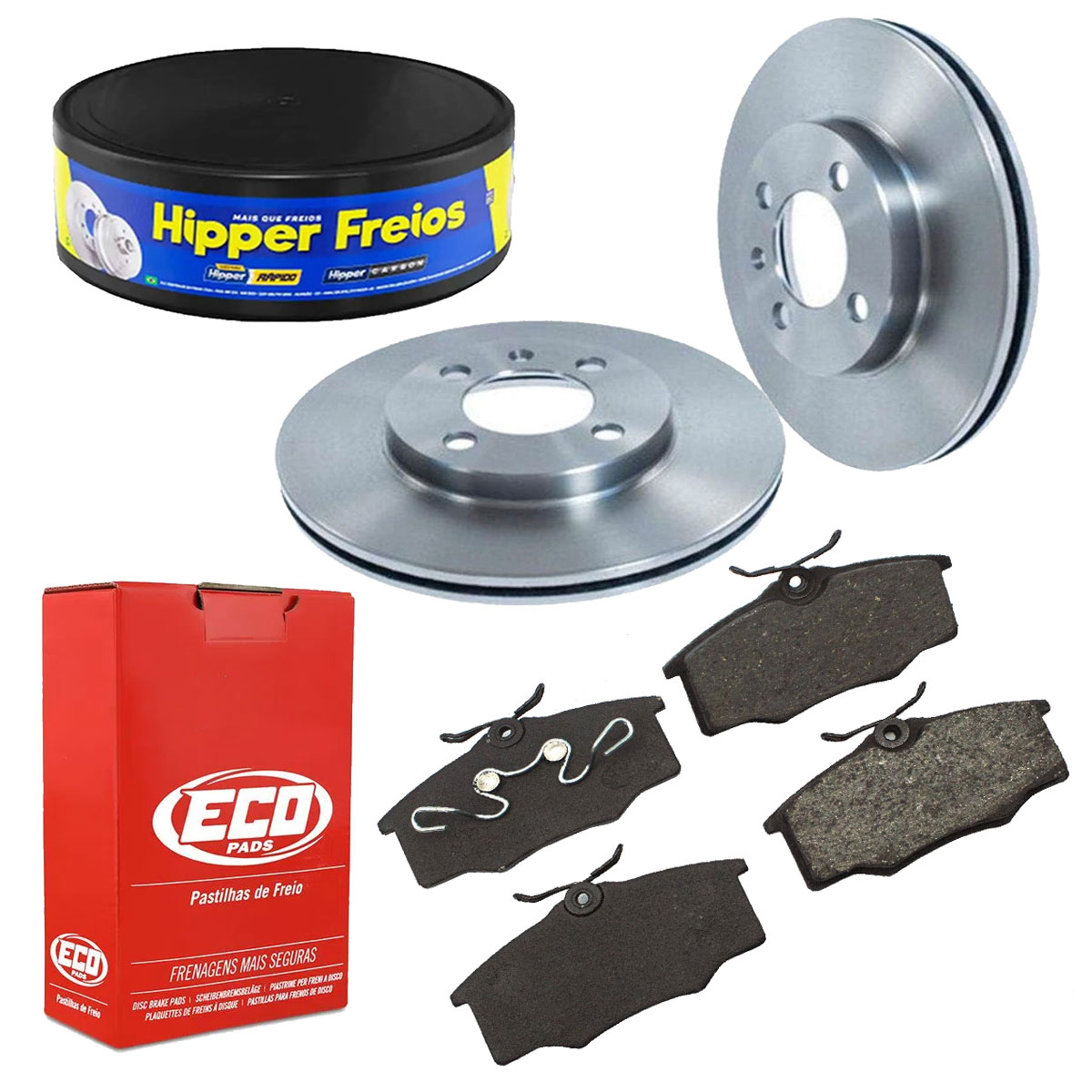 2 Discos Freio + Pastilha Gol G3 G4 2001 2002 2003 2004 2005