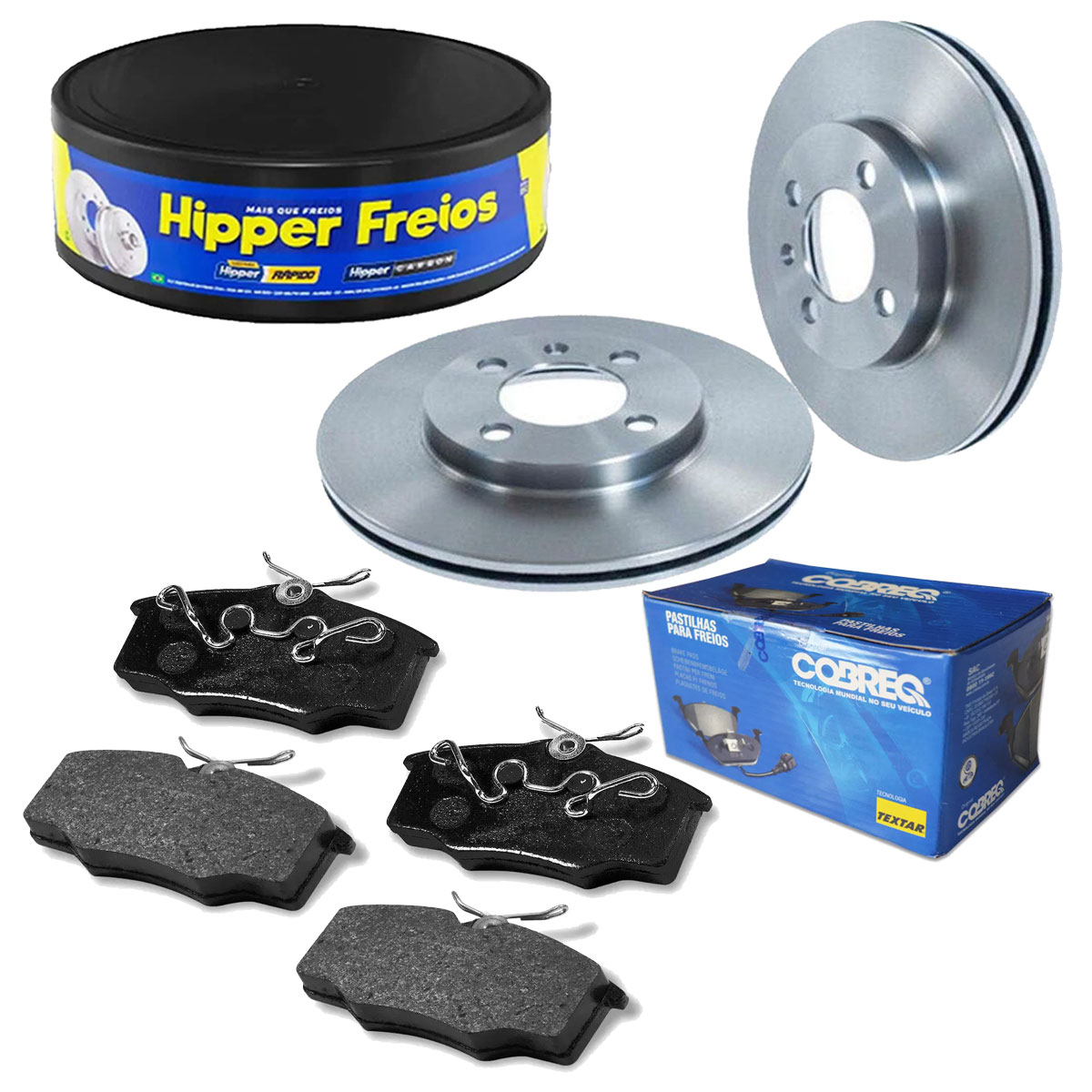 2 Discos Freio + Pastilha Gol G3 G4 2001 2002 2003 2004 2005