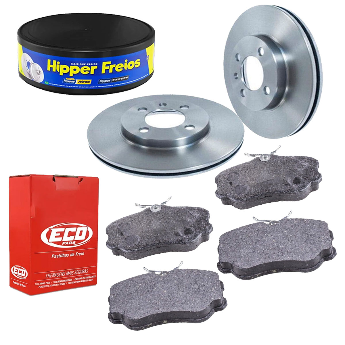 Discos Freio + Pastilha Versailles 1994 1995 1996 Sist Varga