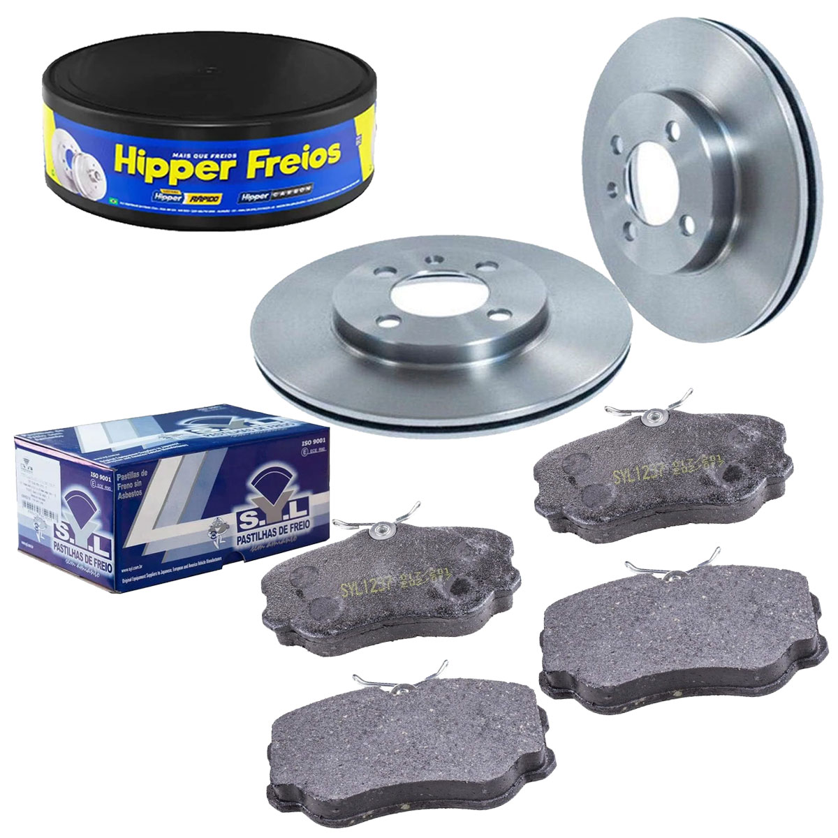 Discos Freio + Pastilha Versailles 1994 1995 1996 Sist Varga