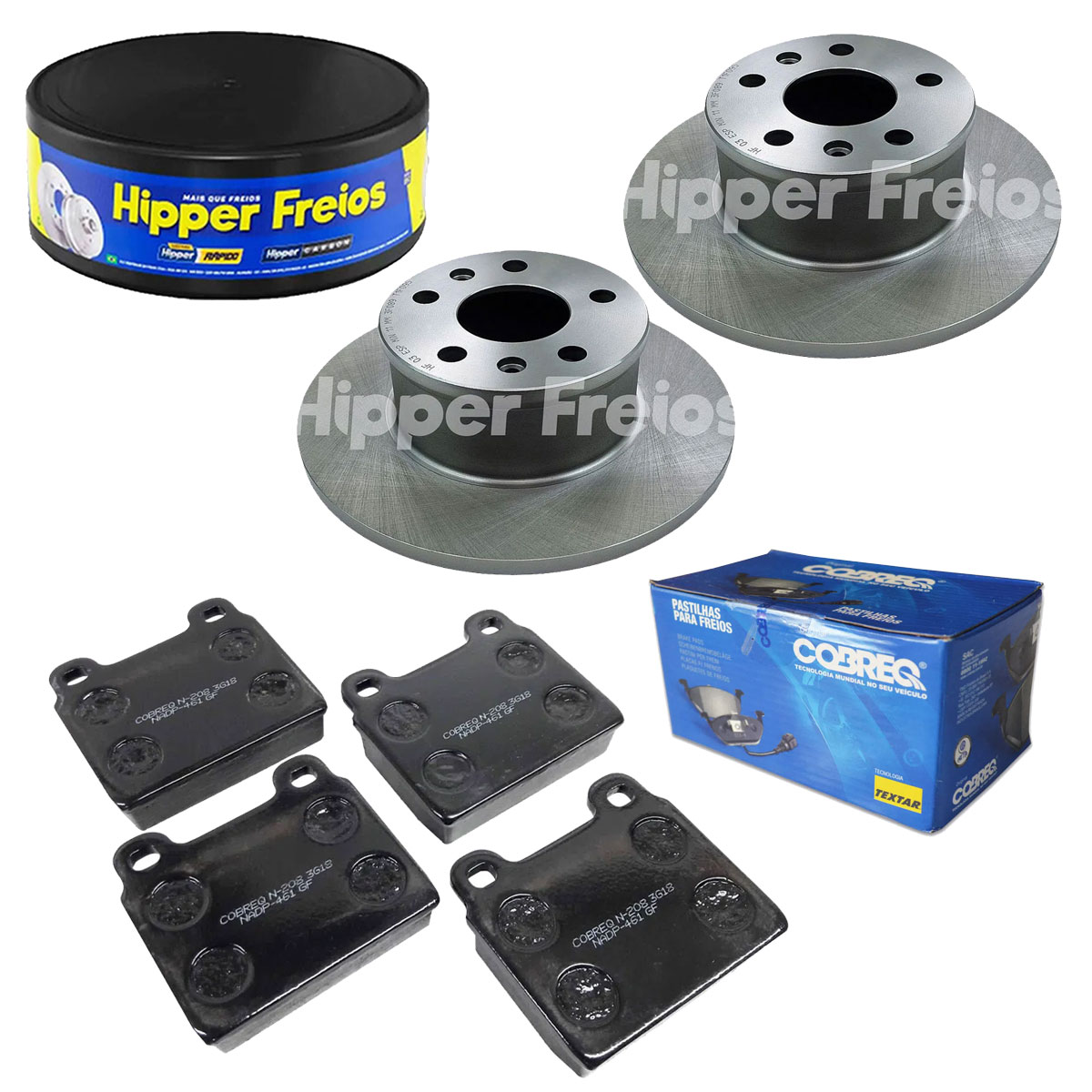 2 Disco Freio + Pastilha Kombi 1993 1994 1995 1996 1997 1998