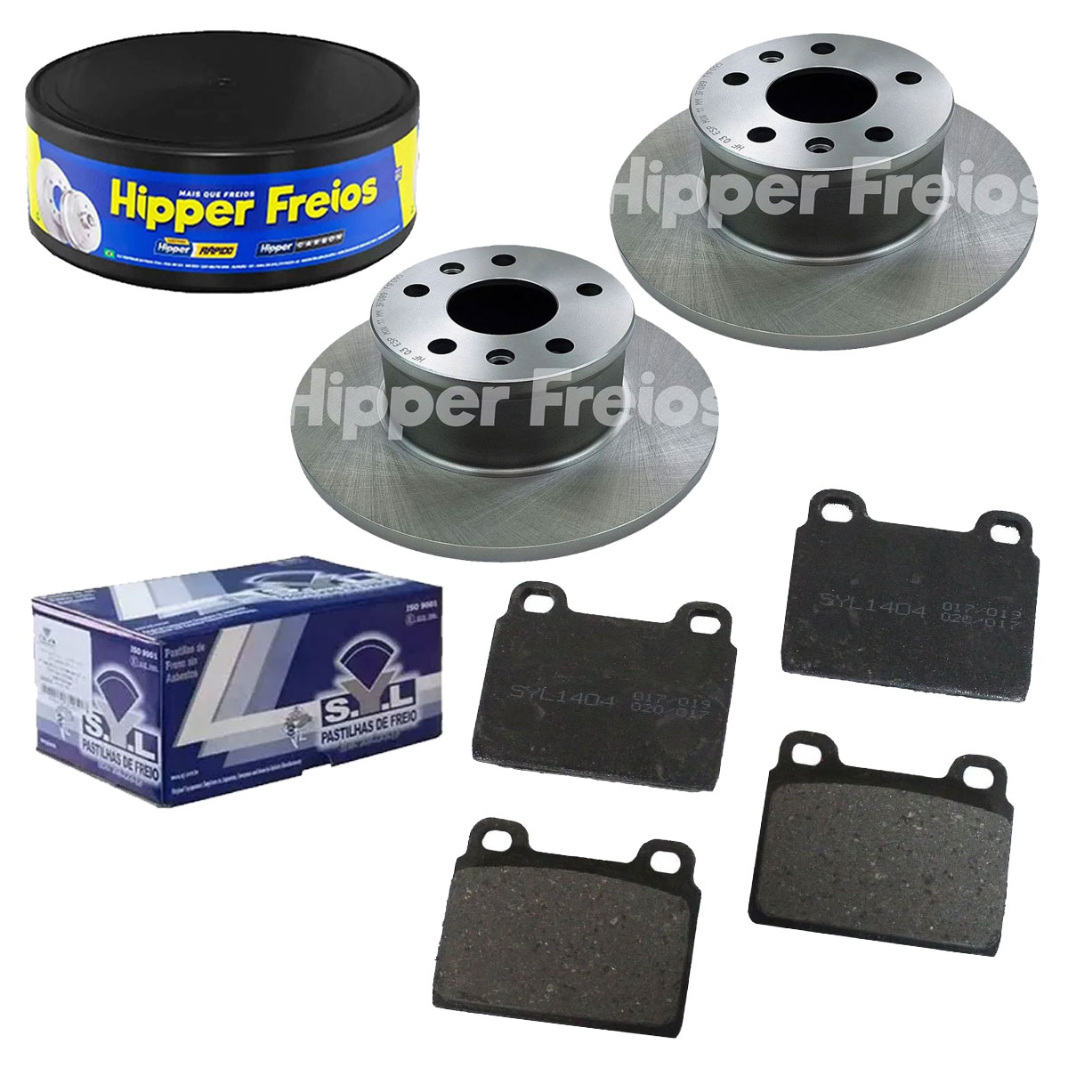 2 Disco Freio + Pastilha Kombi 1993 1994 1995 1996 1997 1998
