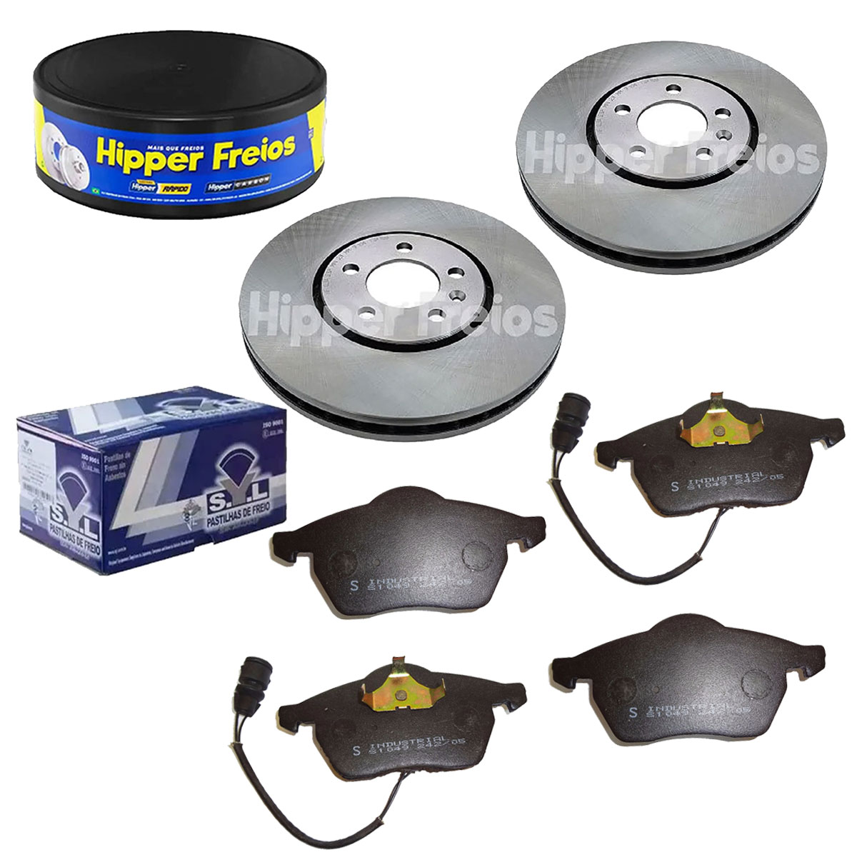 2 Discos Freio + Pastilha Variant c/ABS 1995 1996 1997 1998