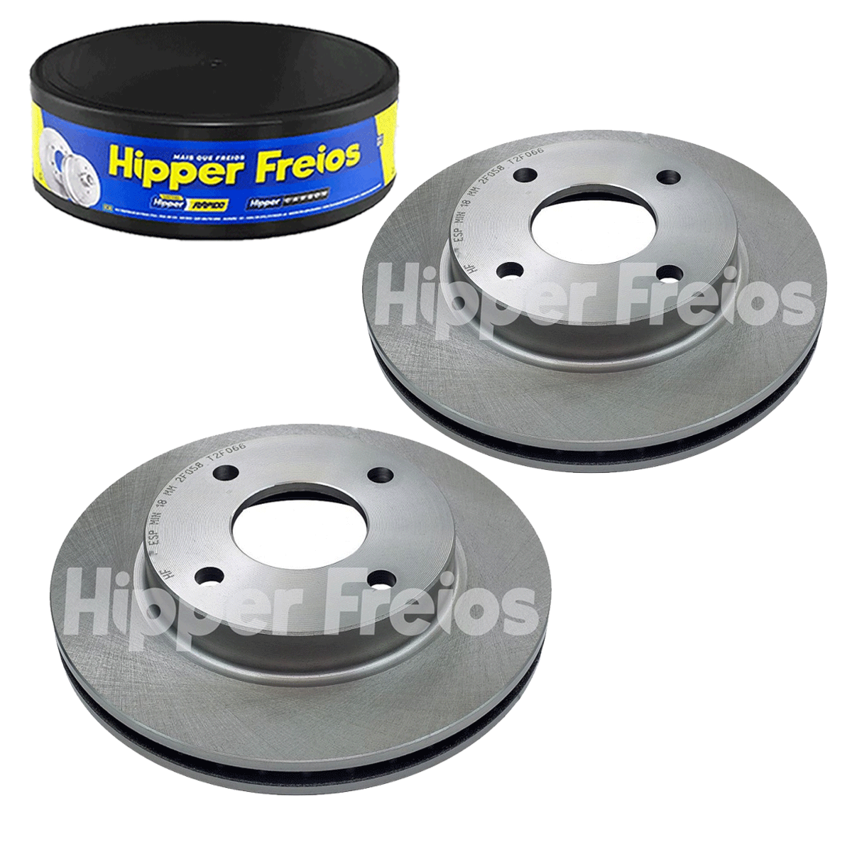 2 Disco Freio Courier 1.6 1999 2000 2001 2002 2003 2004 2005