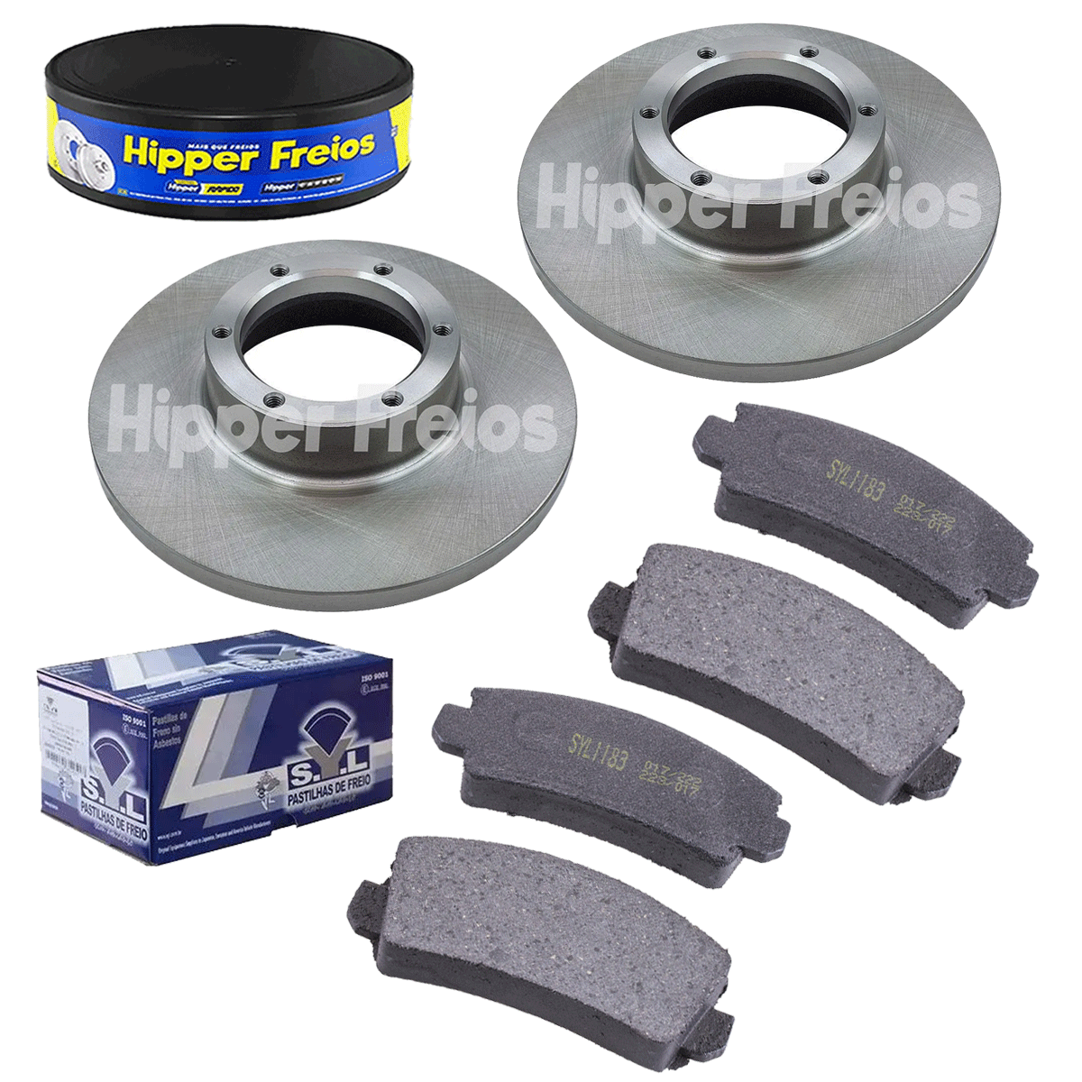 2 Discos Freio + Pastilha Belina 1975 1976 1977 1978 1979