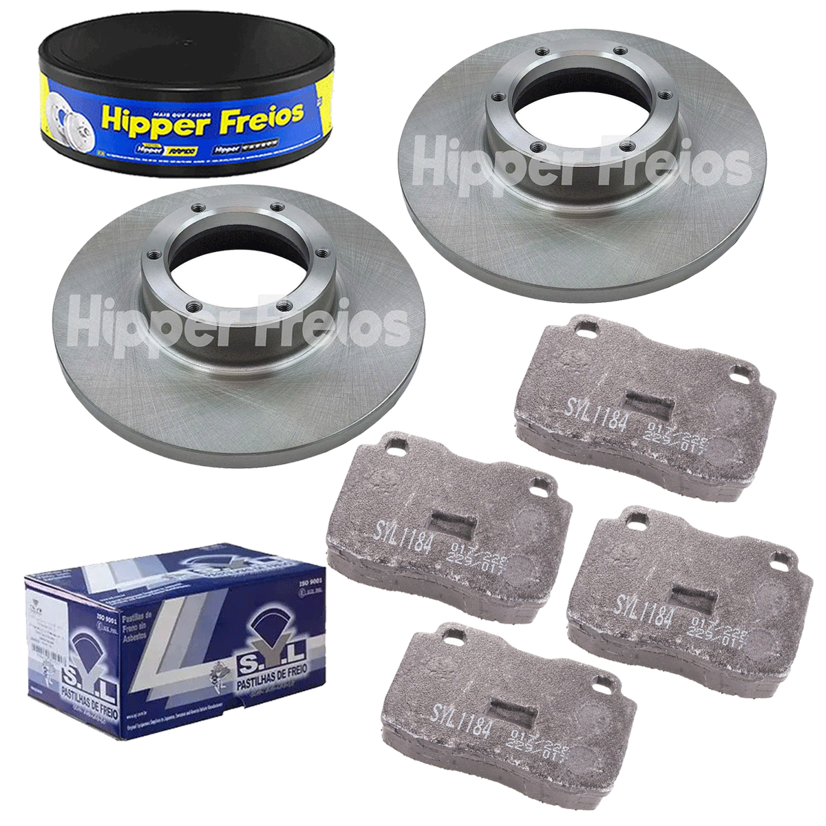 2 Discos Freio + Pastilha Belina 1975 1976 1977 1978 1979