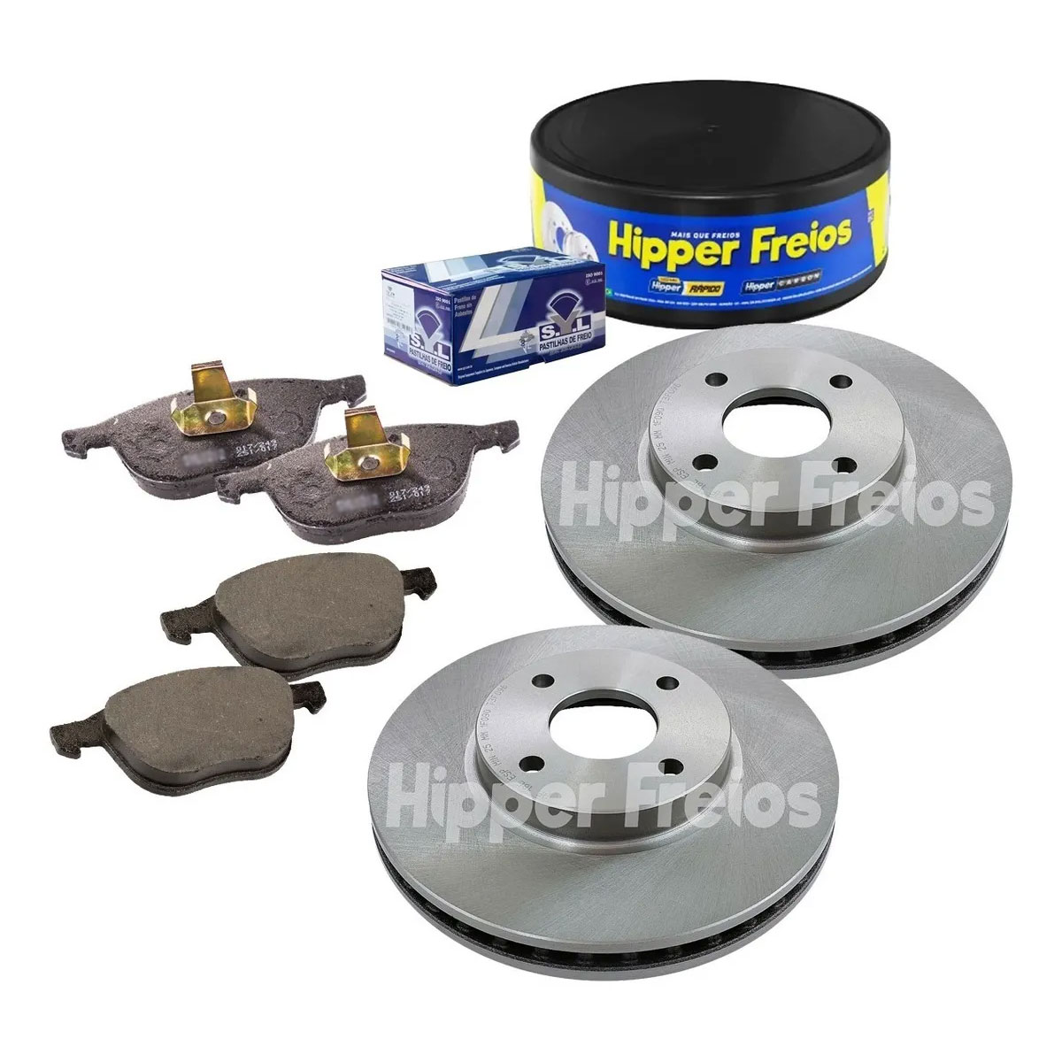 2 Disco Freio + Pastilha Ecosport 2010 2011 2012 Automática