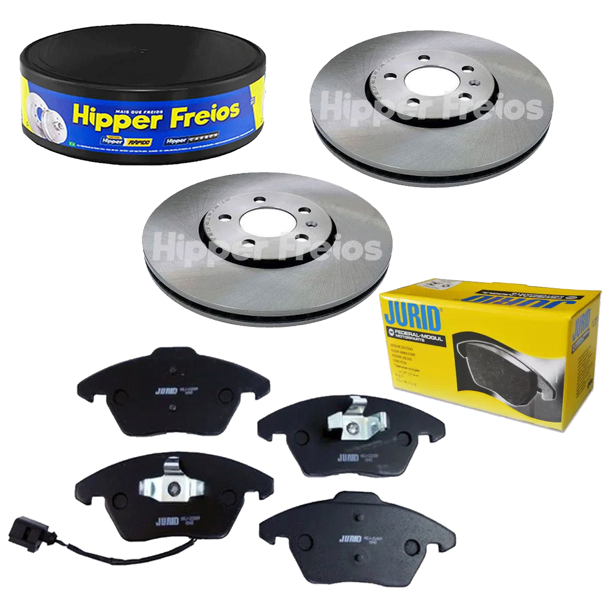 2 Discos Freio + 4 Pastilha A1 2011 2012 2013 2014 2015 2016