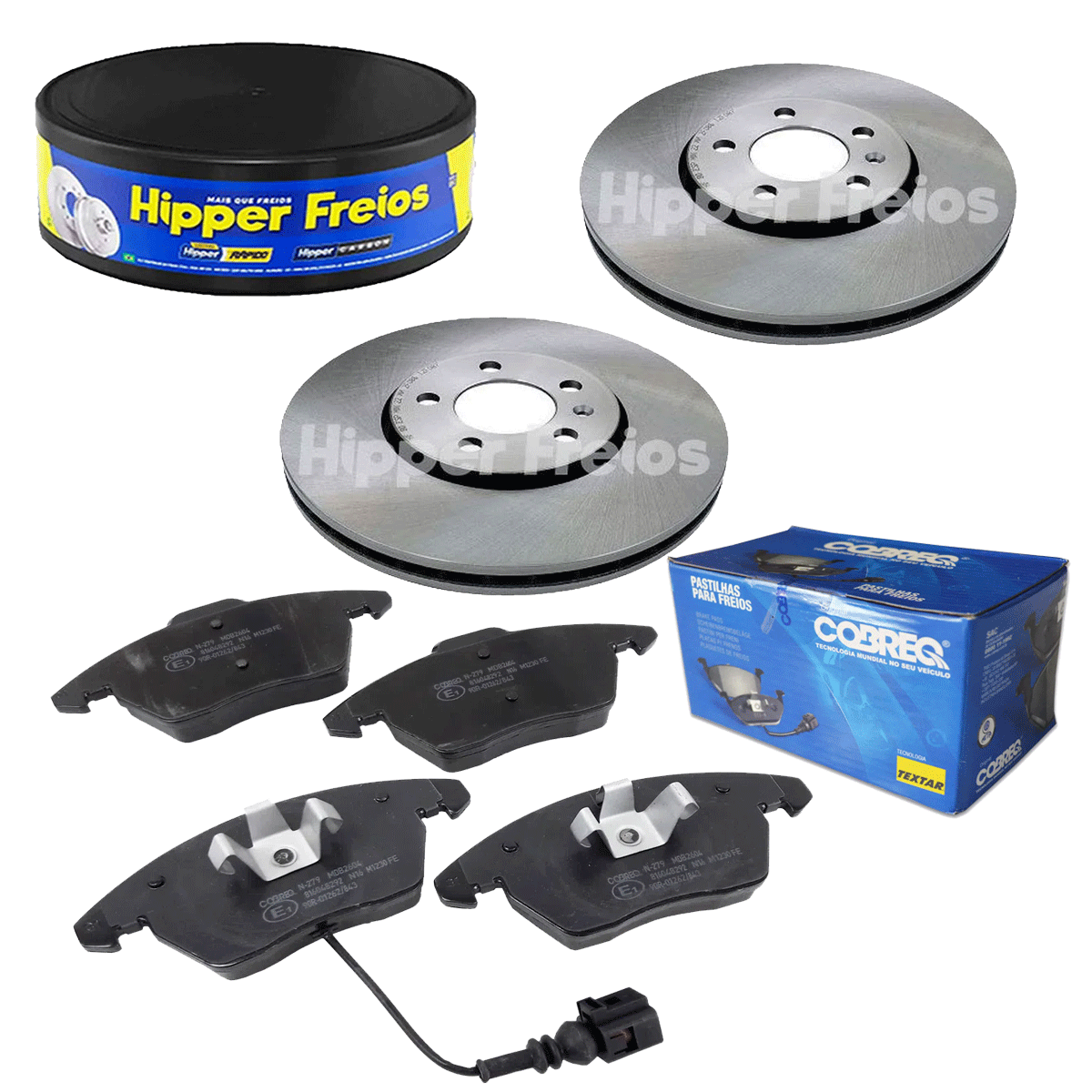 2 Discos freio + 4 Pastilha A1 2011 2012 2013 2014 2015 2016
