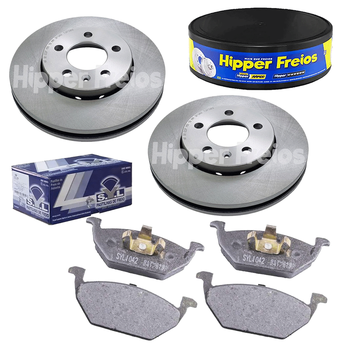 Discos Freio + Pastilha Spacecross  2012 2013 2014 2015 2016