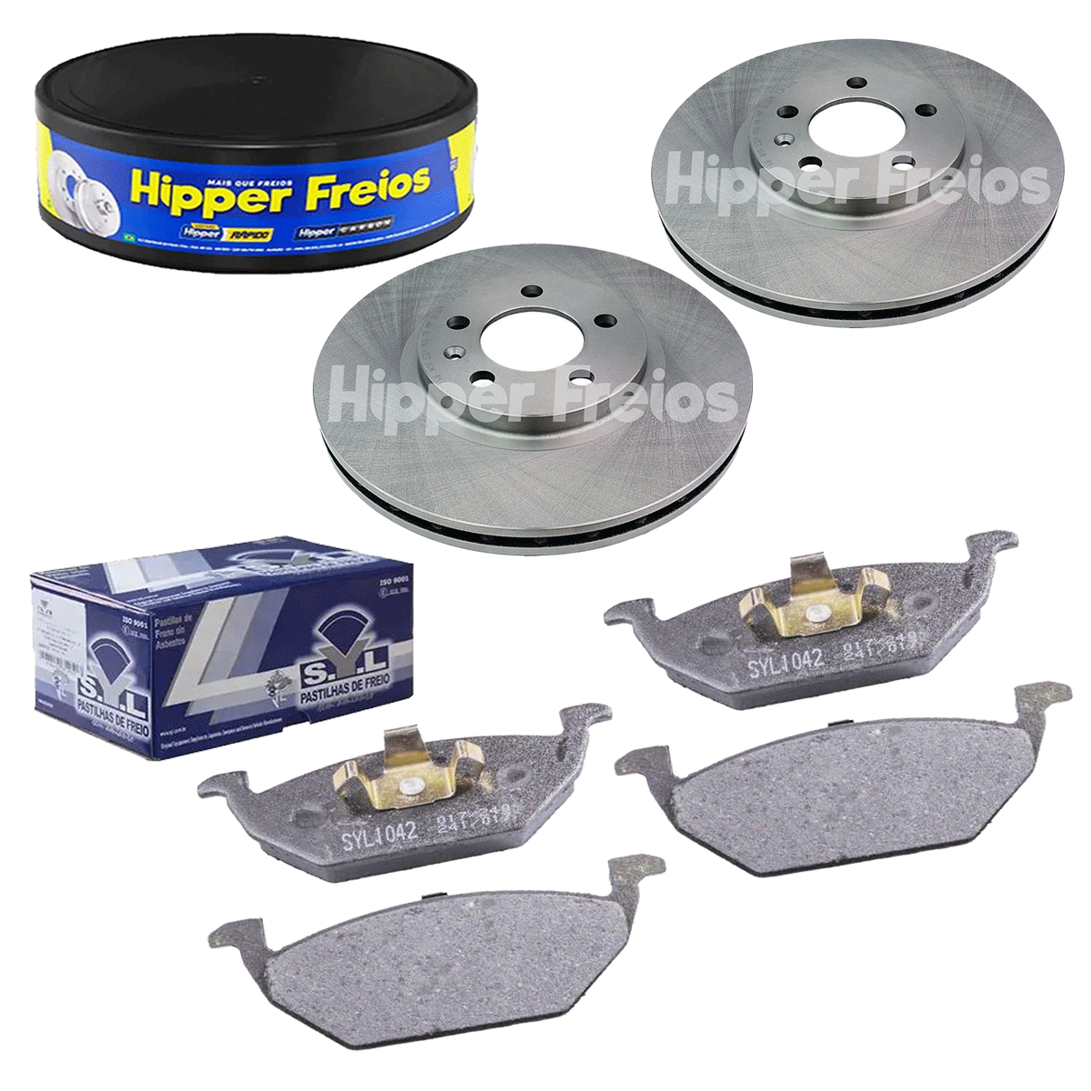 2 Disco Freio + Pastilha Spacecross 2012 2013 2014 2015 2016