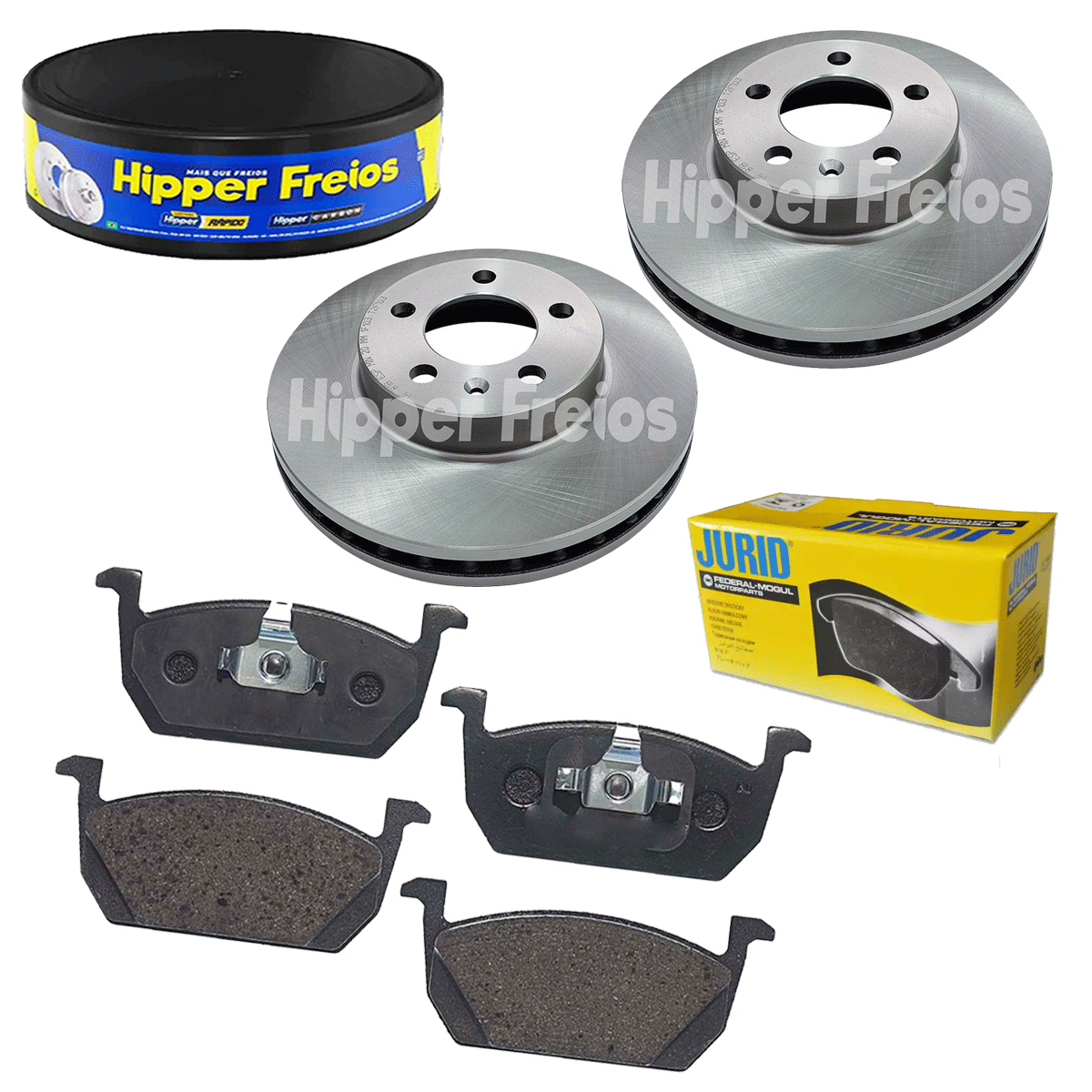 2 Disco Freio + Pastilha Virtus Polo 1.0 2018 2019 2020 2021