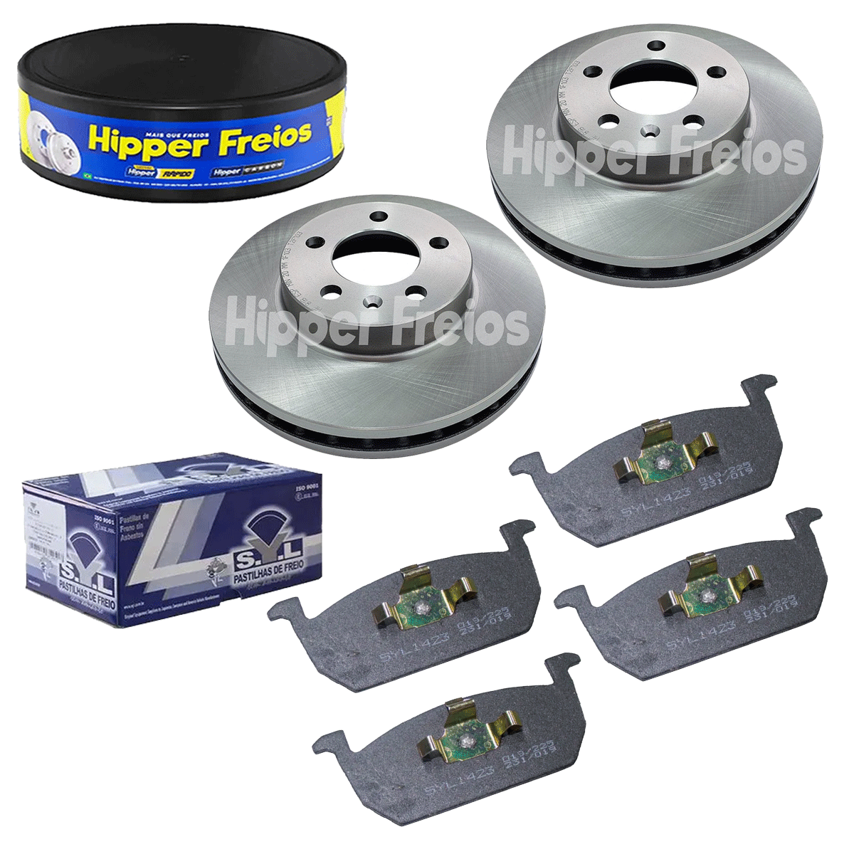 2 Disco Freio + Pastilha Virtus Polo 1.0 2018 2019 2020 2021