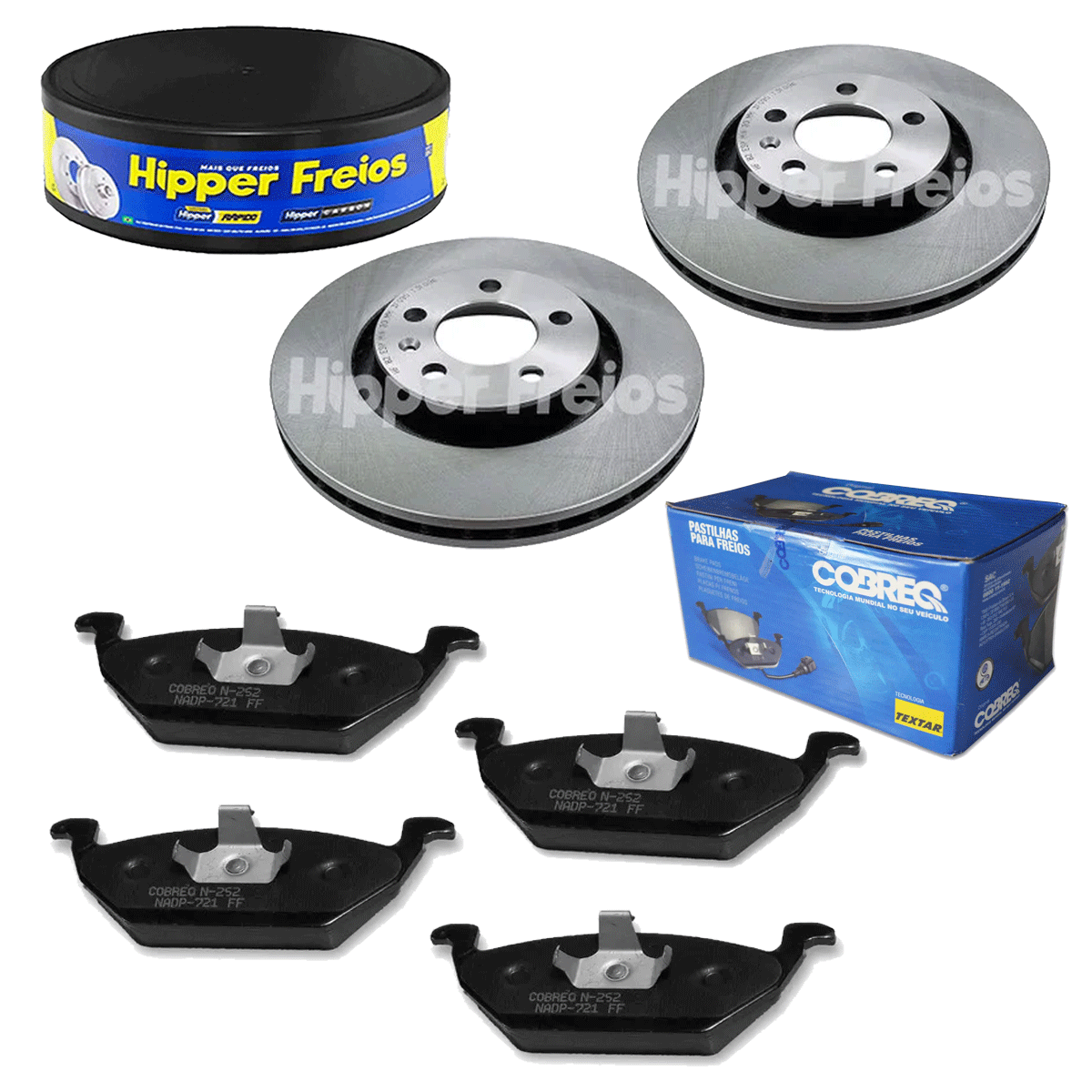 2 Disco Freio + Pastilha New Beetle 1999 2000 2001 2002 2003