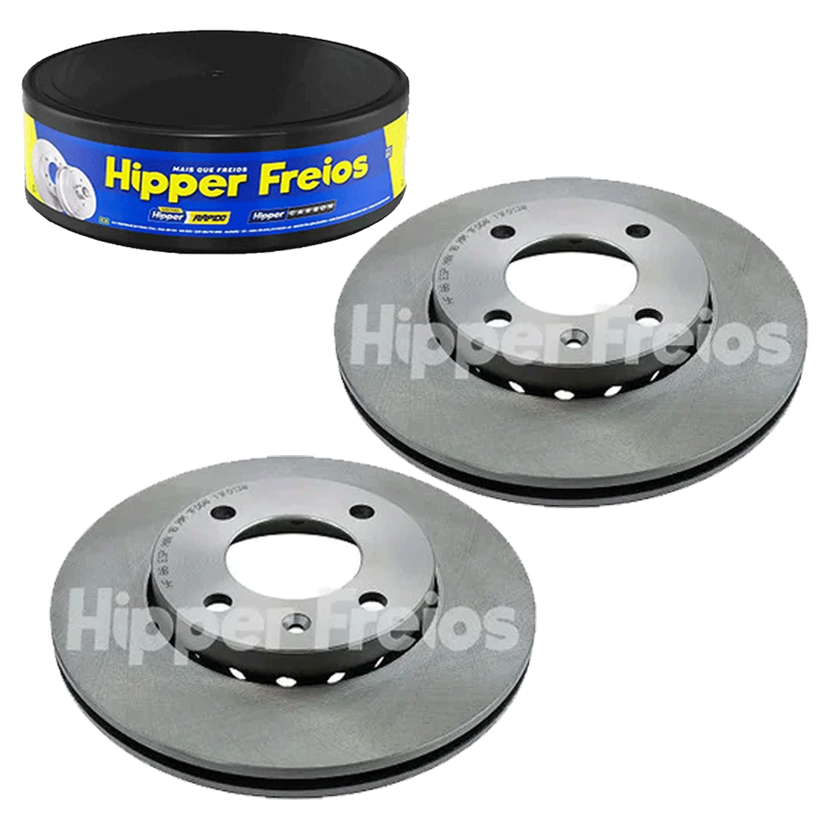 2 Discos Freio Polo 1.0 16v 2002 2003 2004 2005 2006 2007