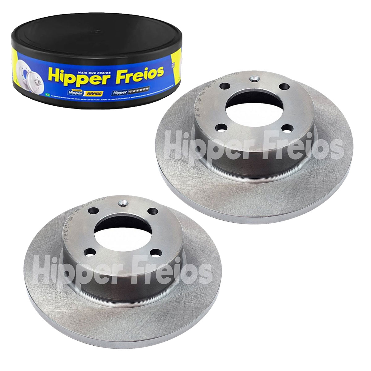 2 Discos Freio Traseiro Saveiro G6 2014 2015 2016 2017 2018