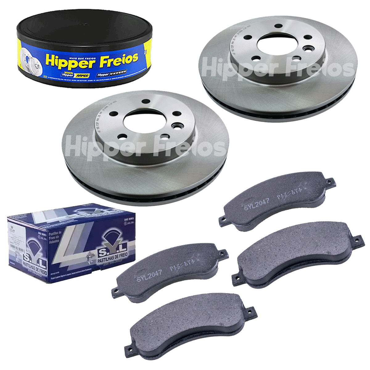 2 Disco Freio + Pastilha Amarok 2.0 2010 2011 2012 2013 2014
