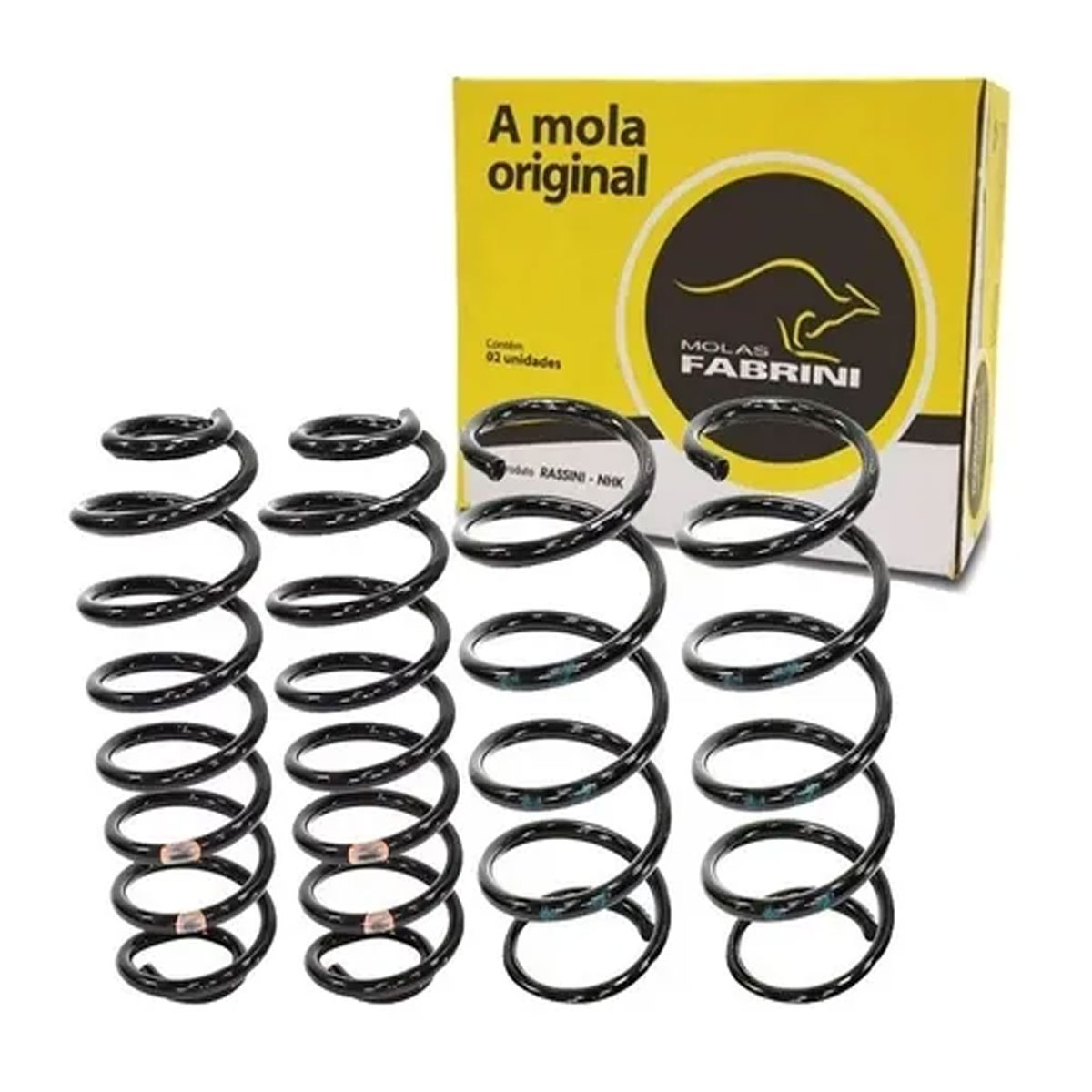 4 Molas Dianteiras Traseiras Gol 1981 1982 1983 1984 1985