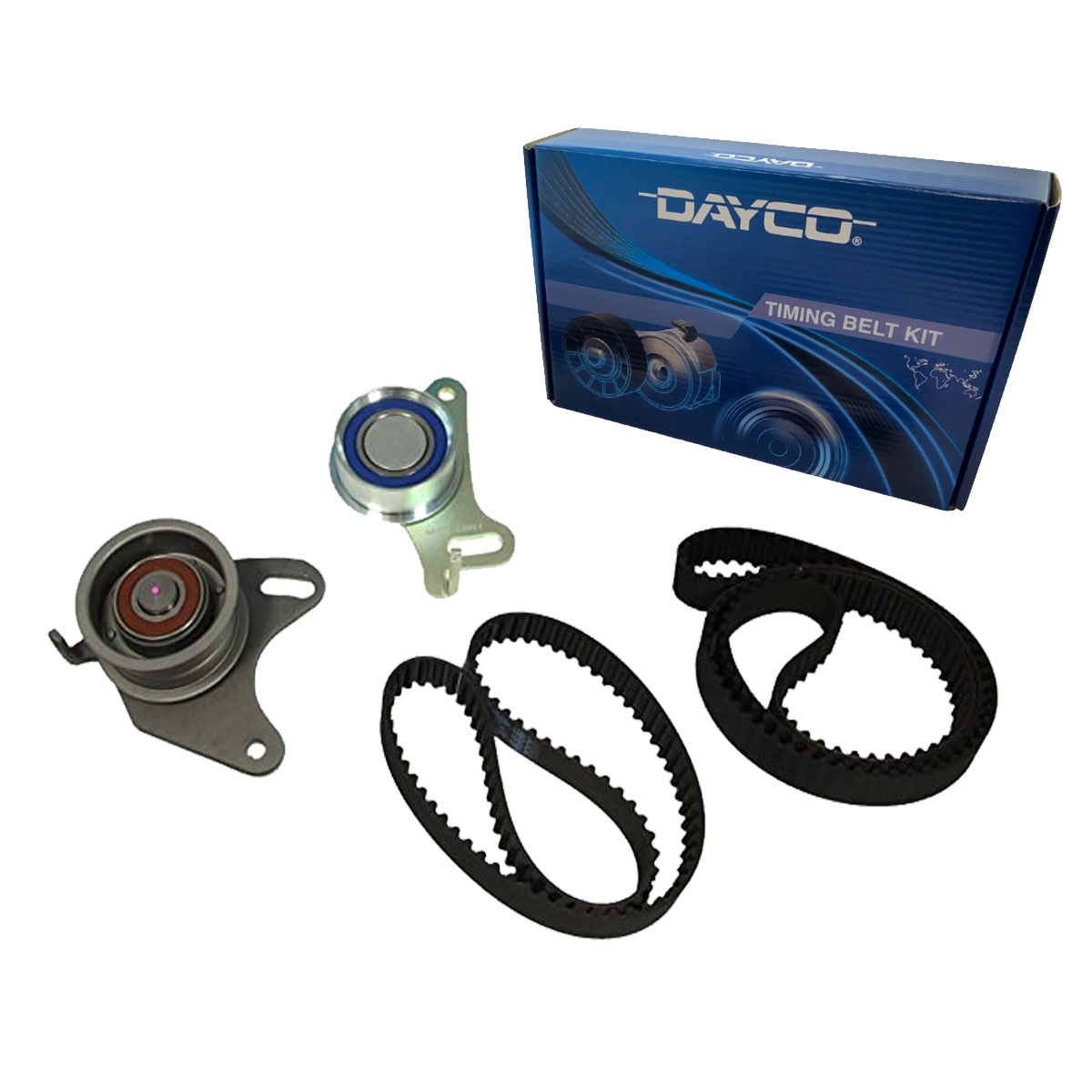 Kit 2 Correia Dentada + 2 Tensor Hyundai Hr 2.5 2005 A 2012