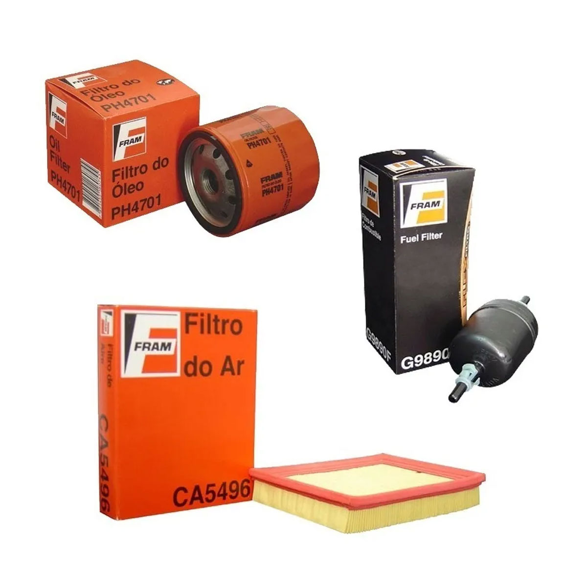 Kit 3 Filtro Ar Oleo Combustivel Corsa 1998 1999 2000 2001