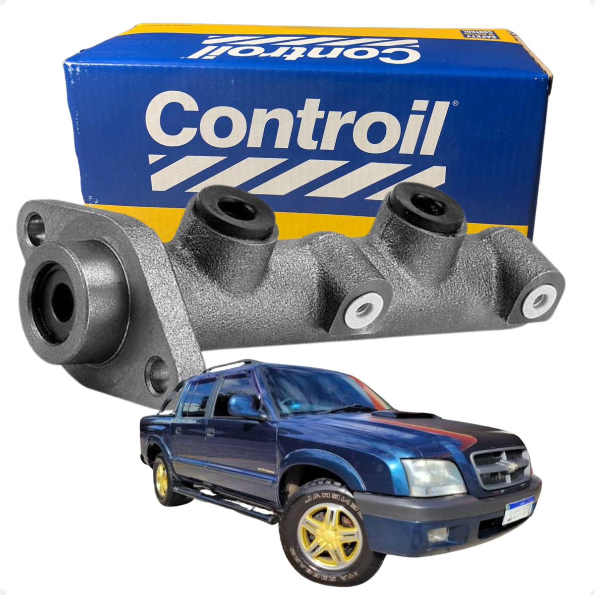 Cilindro Burrinho Mestre Freio S10 Blazer Sem Abs Controil - Imagem 10