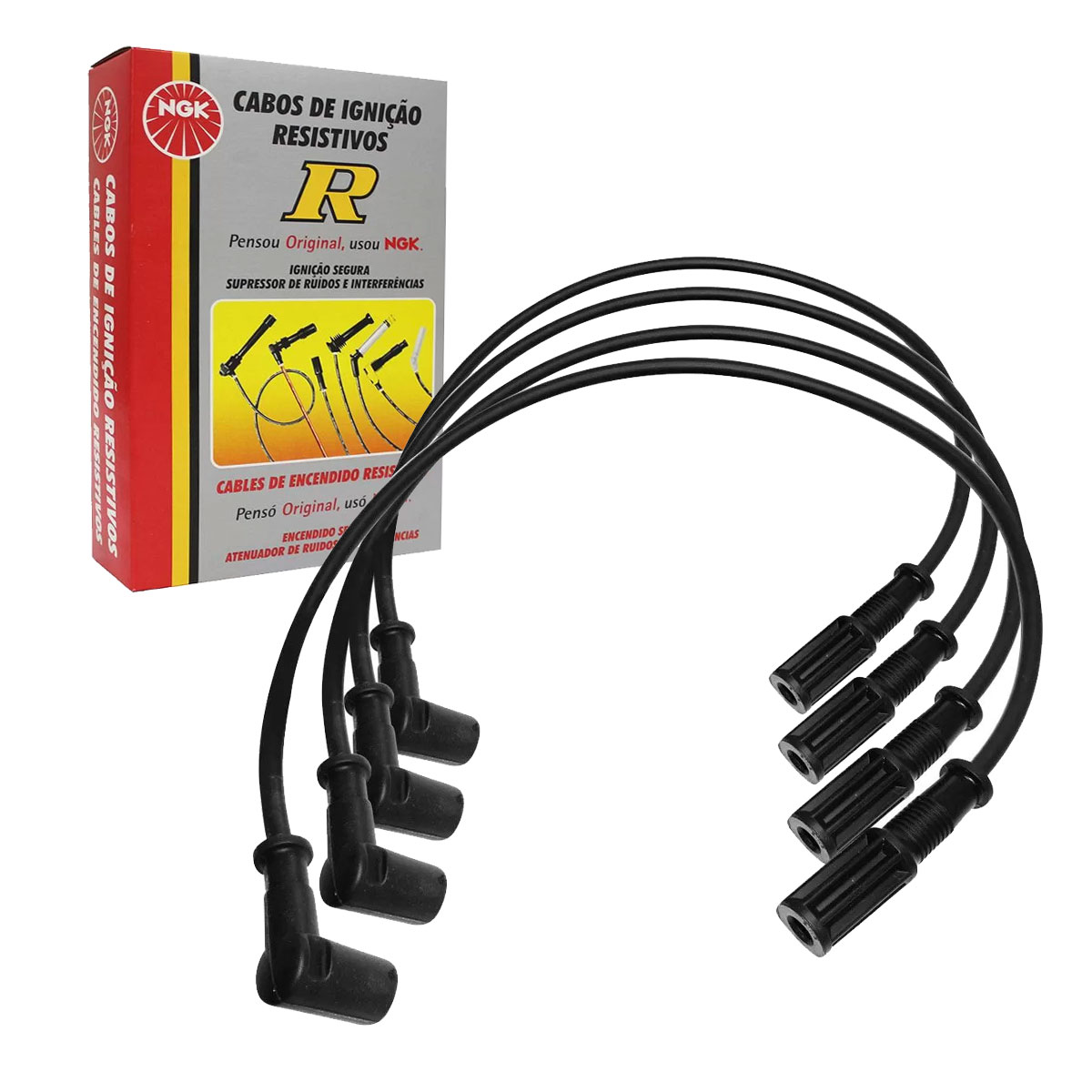 Jogo Cabo De Vela Ngk Clio 1.0 8v 2000 2001 2002 2003 2004