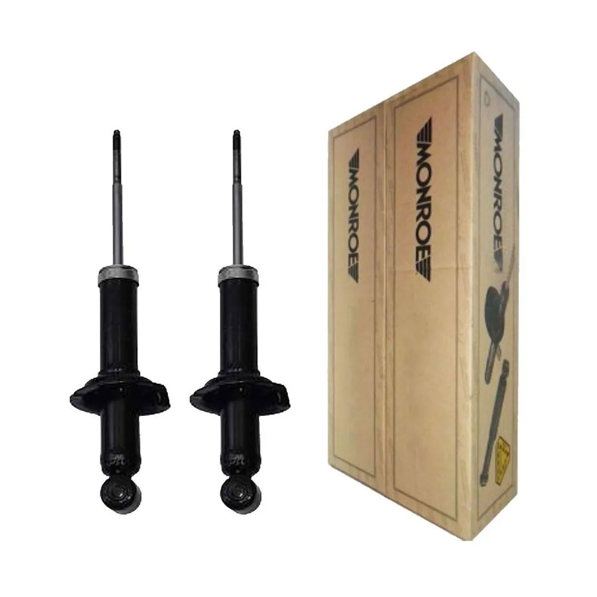 2 Amortecedor Traseiro Civic 1.7 16v 2002 2003 2004 2005