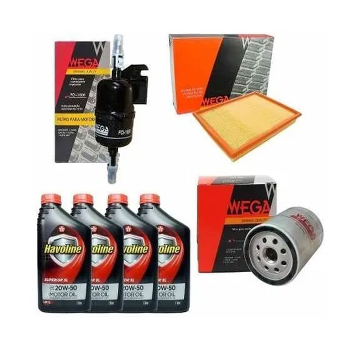 Kit Filtro Ar Óleo Combustível 4 Óleo Palio 1996 1997 1998