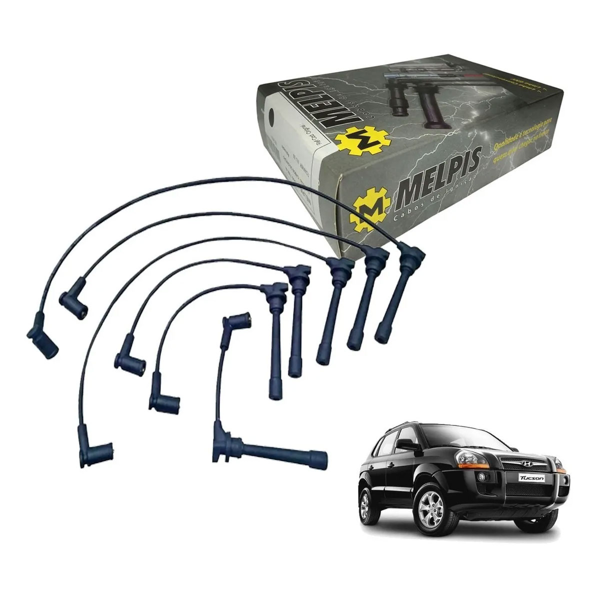 Jogo Cabo De Vela Tucson 2.7 V6 2004 2005 2006 2007 2008