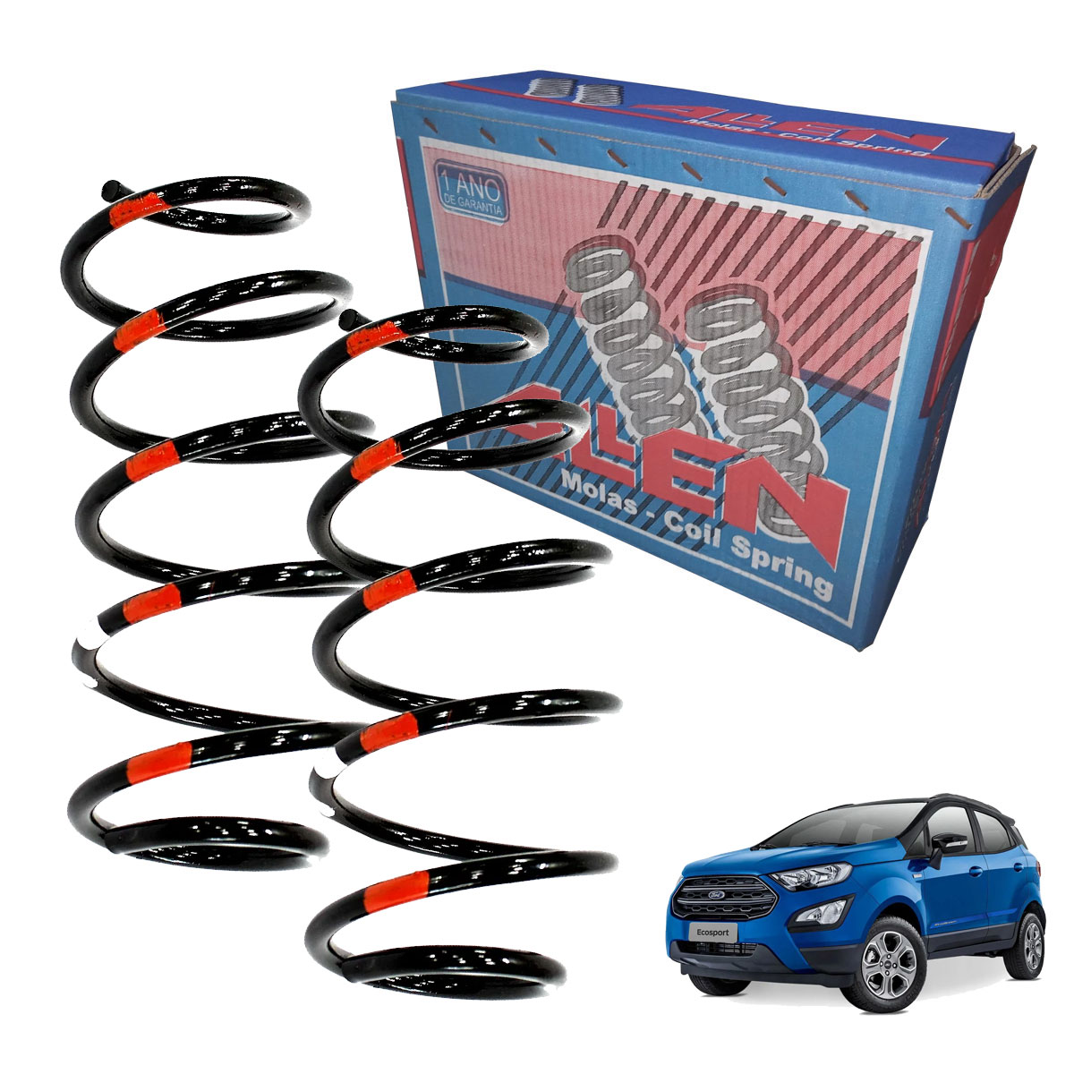 2 Mola Dianteira Ecosport 1.6 2013 2014 2015 2016 2017 2018