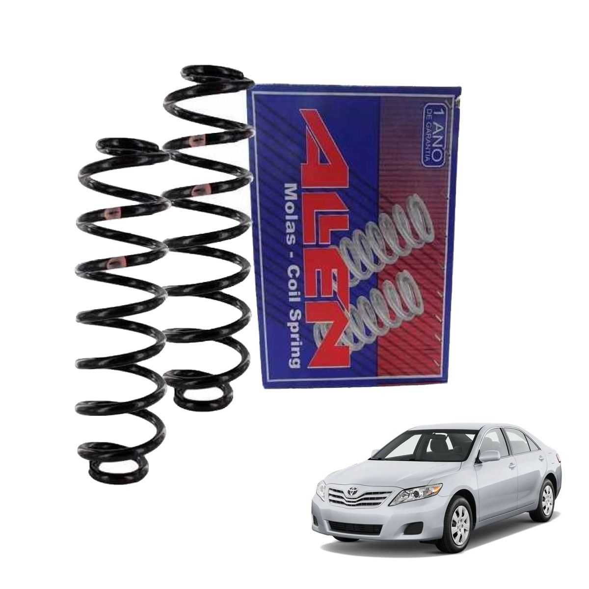 2 Mola Traseira Corolla 1.8 16v 2009 2010 2011 2012 2013