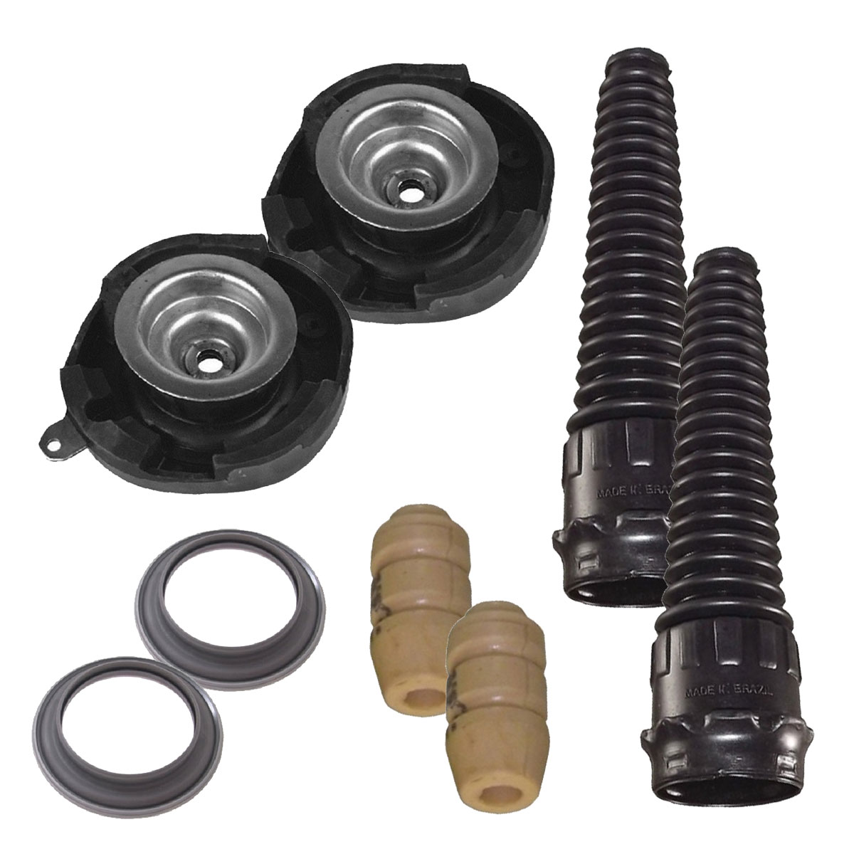 Kit Coxim Batente Dianteiro Megane 1999 2000 2001 2002 2003