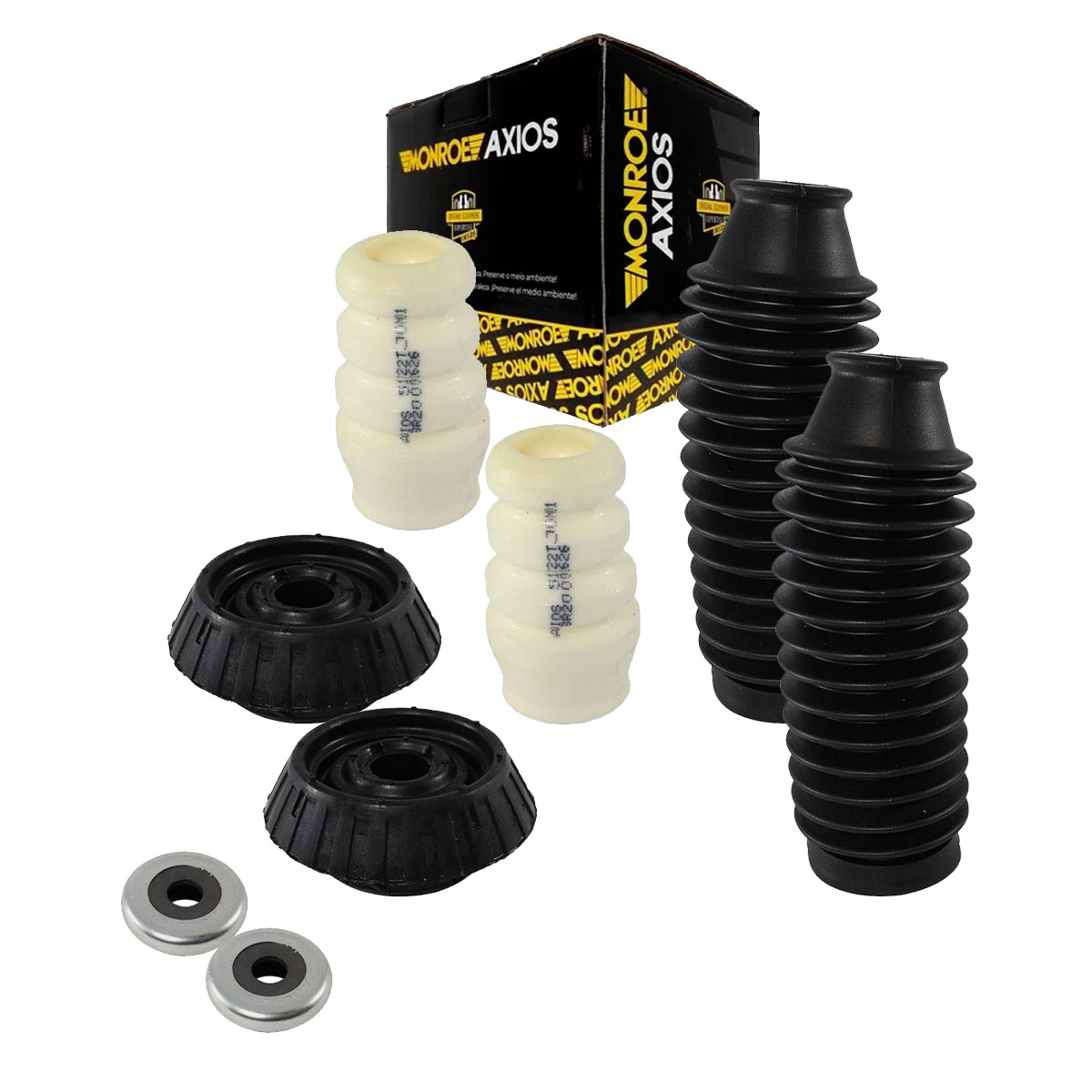 Kit Coxim Batente Dianteiro Axios Fit 2009 2010 2011 2012