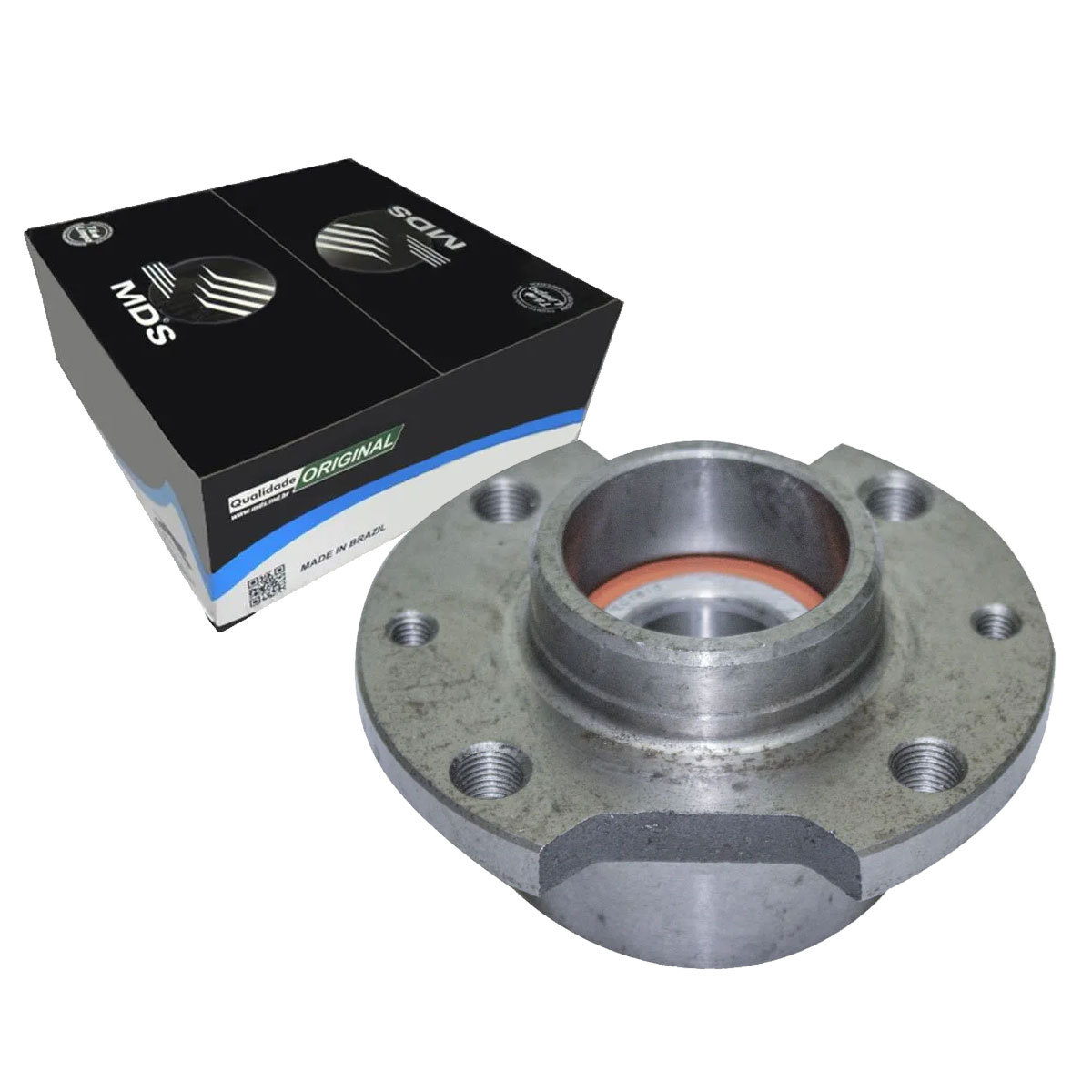 Cubo Roda Traseira Com Rolamento Uno Premio 1984 Ate 2008