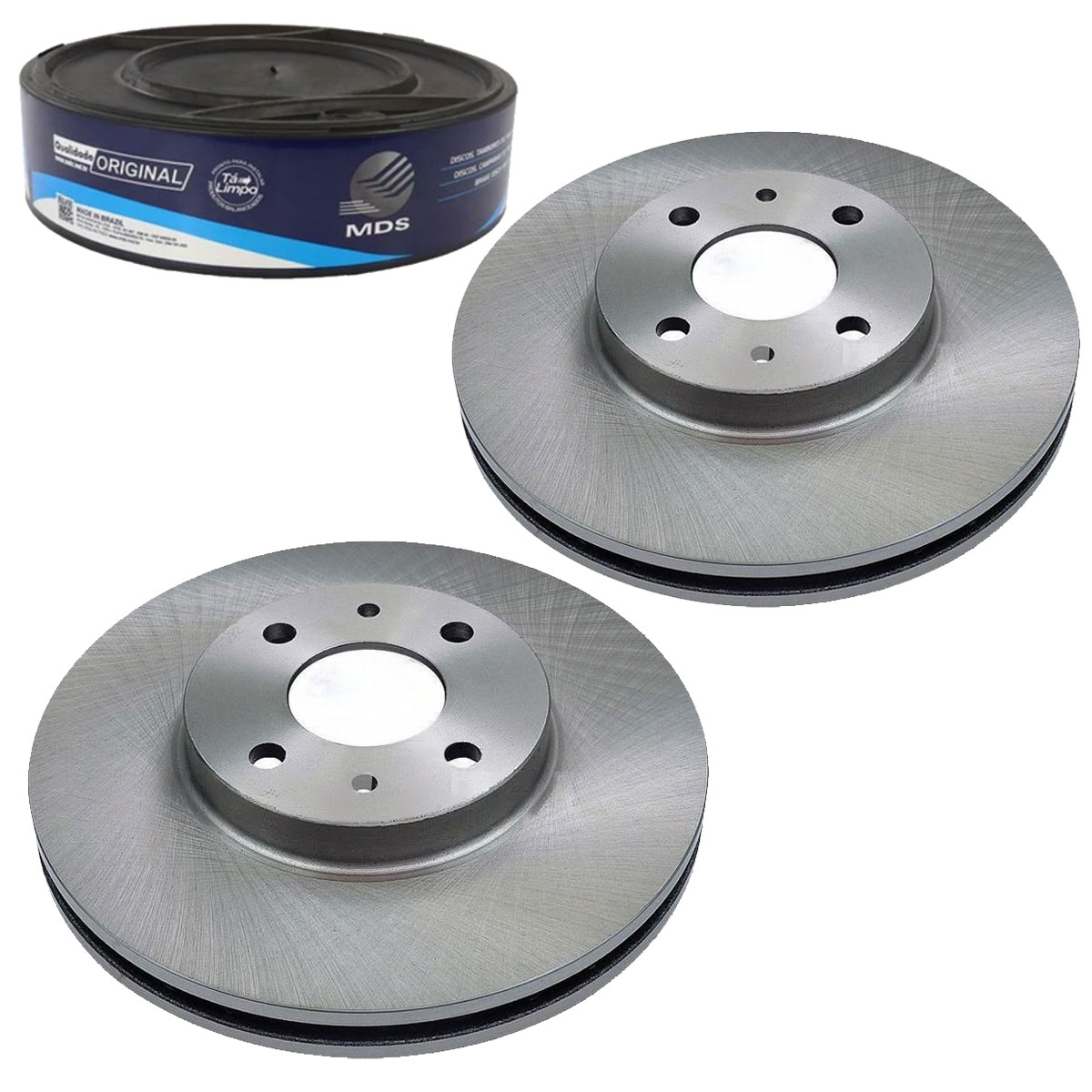 2 Discos Freio Stilo 1.8 8v 2002 2003 2004 2005 2006 2007