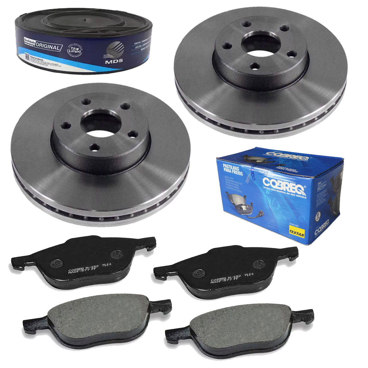 2 Discos Freio + Pastilha Volvo C70 2007 2008 2009 2010 2011