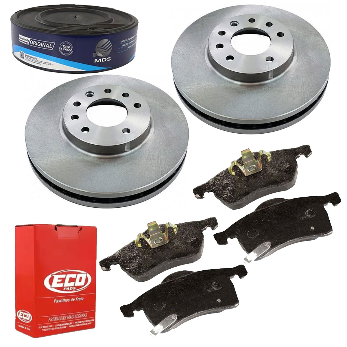 2 Discos Freio Dianteiro + 4 Pastilha Zafira 2010 2011 2012