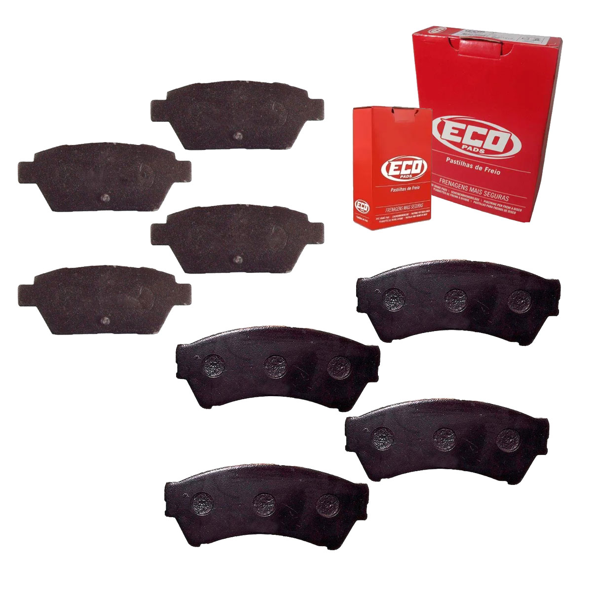 Kit Pastilha Freio Dianteira Traseira Fusion 2007 2008 2009