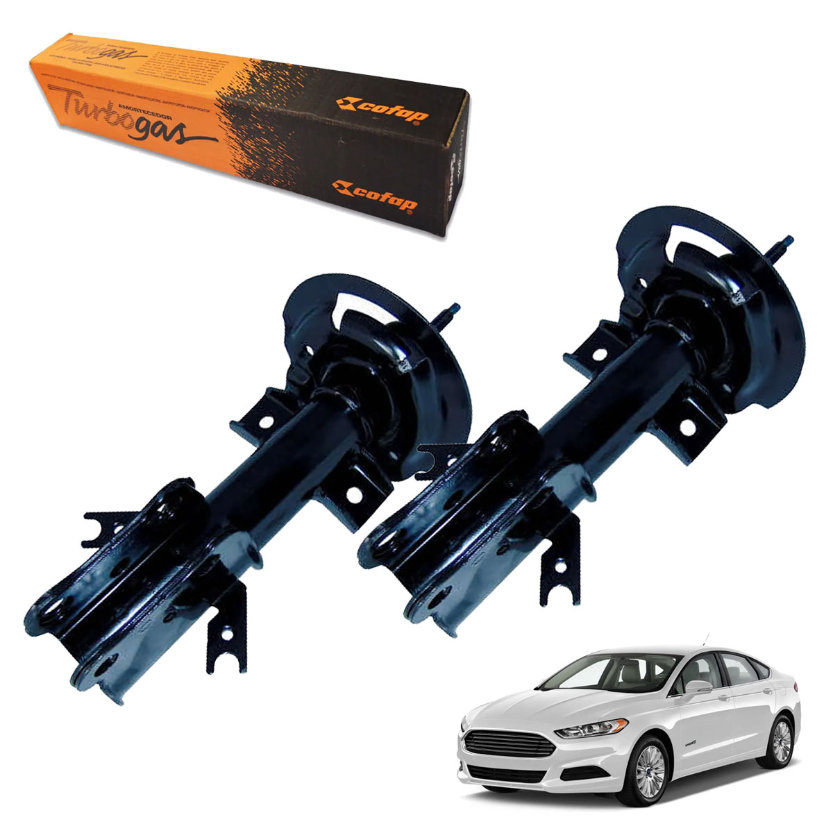 Amortecedor Dianteiro Cofap (par) Fusion 2013 2014 2015 2016