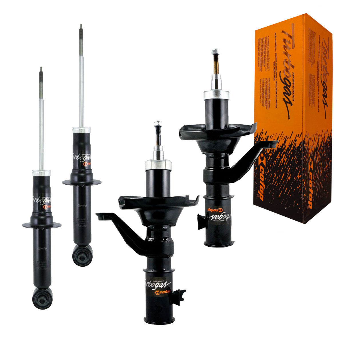 4 Amortecedor Dianteiro Traseiro Cofap Civic 2003 2004 2005