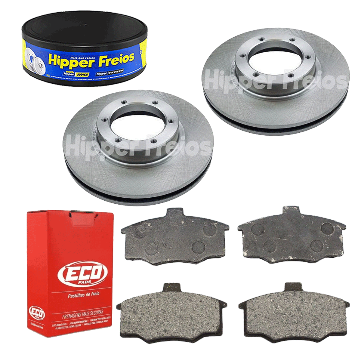2 Disco Freio + Pastilha Pampa 1982 1983 1984 1985 1986 1987