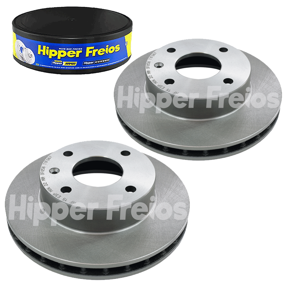 2 Discos Freio Escort 1.6 1.8 1982 1983 1984 1985 1986 1987