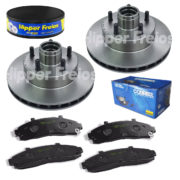 2 Discos Freio + 4 Pastilha Ranger 4x2 1995 1996 1997 s/Abs