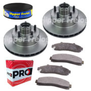 2 Discos Freio + 4 Pastilha Ranger 4x2 1995 1996 1997 s/Abs